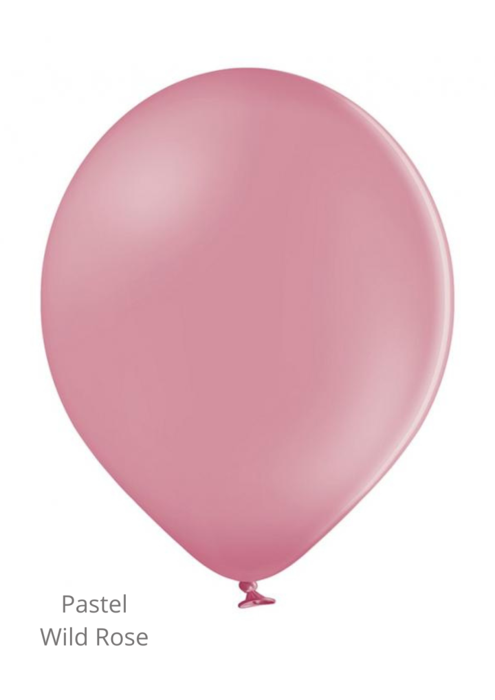 Balon różowy pastel WILD ROSE 30cm